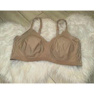 Honeylove Silhouette Wireless Bra Lined Womens Plus 2X Beige
